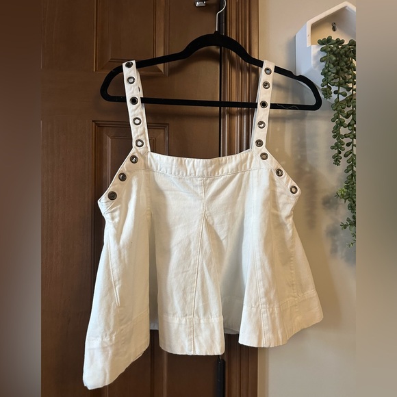 Free People Zinnia Denim Swing Top - Picture 4 of 4